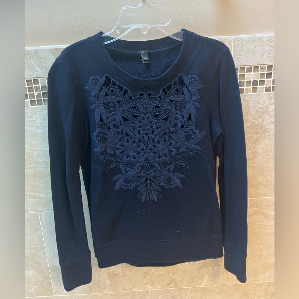 J. Crew navy blue sweater